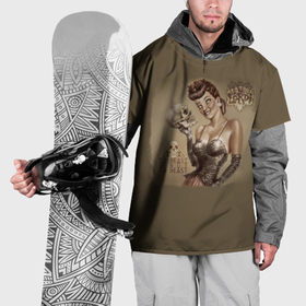 Накидка на куртку 3D с принтом Lordi To beast or not to beast в Тюмени, 100% полиэстер |  | Тематика изображения на принте: 