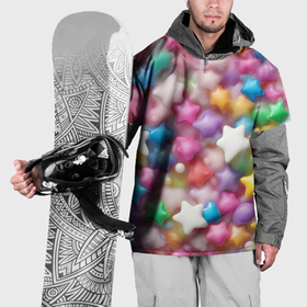 Накидка на куртку 3D с принтом Сладкие звёзды в Петрозаводске, 100% полиэстер |  | Тематика изображения на принте: 