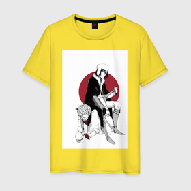 Мужская футболка хлопок с принтом Достоевский   гоголь в Белгороде, 100% хлопок | прямой крой, круглый вырез горловины, длина до линии бедер, слегка спущенное плечо. | Тематика изображения на принте: 