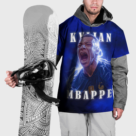 Накидка на куртку 3D с принтом Килиан Мбаппе сборная Франции в Кировске, 100% полиэстер |  | Тематика изображения на принте: 
