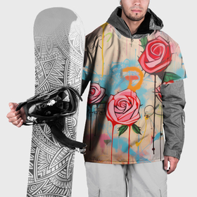 Накидка на куртку 3D с принтом Розовая мечта в Екатеринбурге, 100% полиэстер |  | Тематика изображения на принте: 