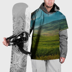 Накидка на куртку 3D с принтом Природный ландшафт и пейзаж , 100% полиэстер |  | 