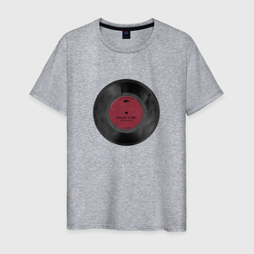Мужская футболка хлопок с принтом Unknow Old Vinyl в Санкт-Петербурге, 100% хлопок | прямой крой, круглый вырез горловины, длина до линии бедер, слегка спущенное плечо. | 