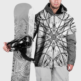 Накидка на куртку 3D с принтом Абстрактный контрастный паттерн в Тюмени, 100% полиэстер |  | 