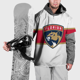 Накидка на куртку 3D с принтом Florida panthers   uniform   hockey в Петрозаводске, 100% полиэстер |  | 