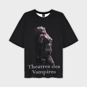 Мужская футболка oversize 3D с принтом Theatres des Vampires Sonya Scarlet в Тюмени,  |  | Тематика изображения на принте: 
