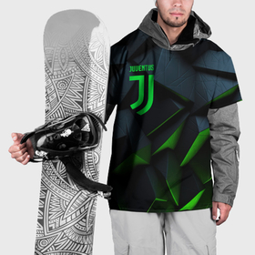 Накидка на куртку 3D с принтом Juventus black green logo в Курске, 100% полиэстер |  | 