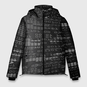 Мужская зимняя куртка 3D с принтом программирование  Двоичный Код Binary Code , верх — 100% полиэстер; подкладка — 100% полиэстер; утеплитель — 100% полиэстер | длина ниже бедра, свободный силуэт Оверсайз. Есть воротник-стойка, отстегивающийся капюшон и ветрозащитная планка. 

Боковые карманы с листочкой на кнопках и внутренний карман на молнии. | Тематика изображения на принте: 
