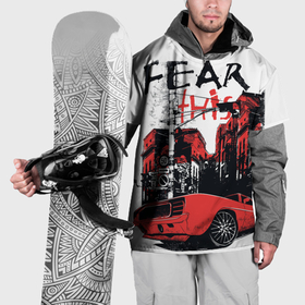 Накидка на куртку 3D с принтом Fear This в Тюмени, 100% полиэстер |  | Тематика изображения на принте: 