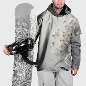 Накидка на куртку 3D с принтом Одуванчик полевой , 100% полиэстер |  | Тематика изображения на принте: 