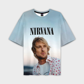 Мужская футболка oversize 3D с принтом Тру фанат Nirvana в Белгороде,  |  | 