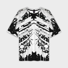 Мужская футболка oversize 3D с принтом Mirror abstraction   vogue в Санкт-Петербурге,  |  | 