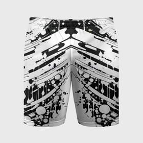 Мужские шорты спортивные с принтом Mirror abstraction   vogue в Екатеринбурге,  |  | 