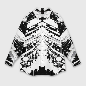 Мужская рубашка oversize 3D с принтом Mirror abstraction   vogue в Екатеринбурге,  |  | Тематика изображения на принте: 