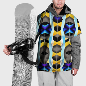 Накидка на куртку 3D с принтом Vanguard geometric pattern   neural network в Белгороде, 100% полиэстер |  | Тематика изображения на принте: 