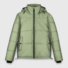 Мужская зимняя куртка 3D с принтом Болотный однотонный в Тюмени, верх — 100% полиэстер; подкладка — 100% полиэстер; утеплитель — 100% полиэстер | длина ниже бедра, свободный силуэт Оверсайз. Есть воротник-стойка, отстегивающийся капюшон и ветрозащитная планка. 

Боковые карманы с листочкой на кнопках и внутренний карман на молнии. | 