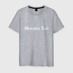 Мужская футболка хлопок с принтом Memphis Cult в Курске, 100% хлопок | прямой крой, круглый вырез горловины, длина до линии бедер, слегка спущенное плечо. | 