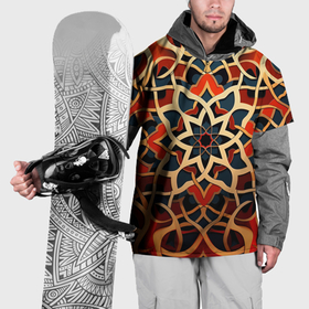 Накидка на куртку 3D с принтом Узорчатый паттерн в Санкт-Петербурге, 100% полиэстер |  | 