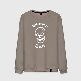 Мужской свитшот хлопок с принтом Memphis Cult Skull в Тюмени, 100% хлопок |  | 