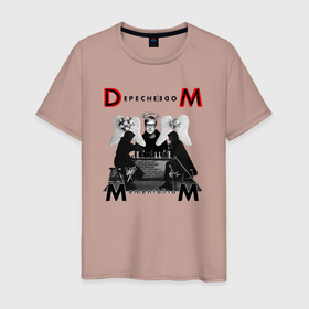 Мужская футболка хлопок с принтом Depeche Mode    Memento Mori 01 в Петрозаводске, 100% хлопок | прямой крой, круглый вырез горловины, длина до линии бедер, слегка спущенное плечо. | 