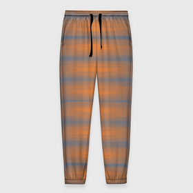 Мужские брюки 3D с принтом Полосатый закат градиент в Тюмени, 100% полиэстер | манжеты по низу, эластичный пояс регулируется шнурком, по бокам два кармана без застежек, внутренняя часть кармана из мелкой сетки | 