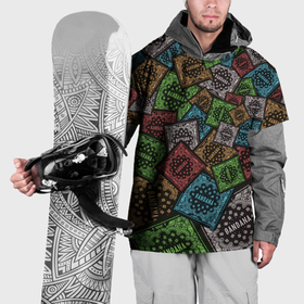 Накидка на куртку 3D с принтом Bandana   Kizaru and Big Baby Tape в Тюмени, 100% полиэстер |  | 