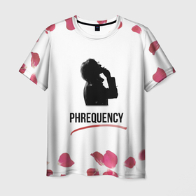 Мужская футболка 3D с принтом Pharaoh   Phrequency в Санкт-Петербурге, 100% полиэфир | прямой крой, круглый вырез горловины, длина до линии бедер | Тематика изображения на принте: 