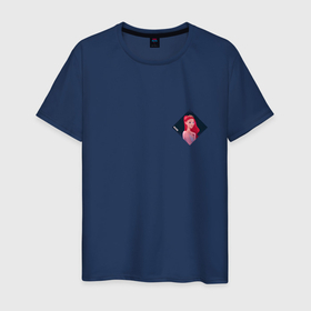 Мужская футболка хлопок с принтом Арт Розе из BlackPink   мини в Петрозаводске, 100% хлопок | прямой крой, круглый вырез горловины, длина до линии бедер, слегка спущенное плечо. | Тематика изображения на принте: 