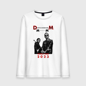 Мужской лонгслив хлопок с принтом Depeche Mode 2023 Memento Mori   Dave  Martin 03 в Тюмени, 100% хлопок |  | 