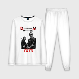 Мужская пижама с лонгсливом хлопок с принтом Depeche Mode 2023 Memento Mori   Dave  Martin 03 в Белгороде,  |  | 