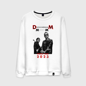 Мужской свитшот хлопок с принтом Depeche Mode 2023 Memento Mori   Dave  Martin 03 в Кировске, 100% хлопок |  | Тематика изображения на принте: 