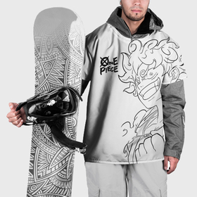 Накидка на куртку 3D с принтом Ван пис   Луффи гир 5 в Курске, 100% полиэстер |  | 