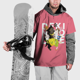 Накидка на куртку 3D с принтом Юкичи и Саку   кот мастер на все лапки в Петрозаводске, 100% полиэстер |  | Тематика изображения на принте: 
