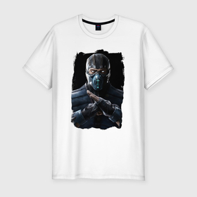 Мужская футболка хлопок Slim с принтом Mortal Kombat 1 в Курске, 92% хлопок, 8% лайкра | приталенный силуэт, круглый вырез ворота, длина до линии бедра, короткий рукав | 