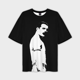 Мужская футболка oversize 3D с принтом Меркьюри   Queen в Тюмени,  |  | 