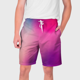 Мужские шорты 3D с принтом Футболка розовая палитра в Тюмени,  полиэстер 100% | прямой крой, два кармана без застежек по бокам. Мягкая трикотажная резинка на поясе, внутри которой широкие завязки. Длина чуть выше колен | 