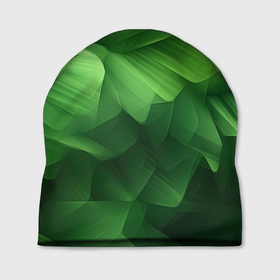 Шапка 3D с принтом Green lighting  background в Белгороде, 100% полиэстер | универсальный размер, печать по всей поверхности изделия | Тематика изображения на принте: 
