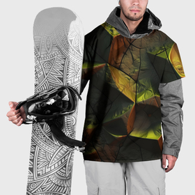 Накидка на куртку 3D с принтом Геометрические  абстрактные фигуры в Екатеринбурге, 100% полиэстер |  | Тематика изображения на принте: 