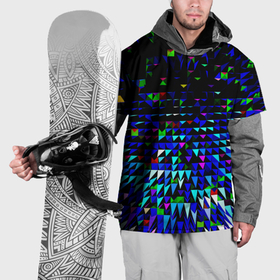 Накидка на куртку 3D с принтом Пирамиды в Санкт-Петербурге, 100% полиэстер |  | 