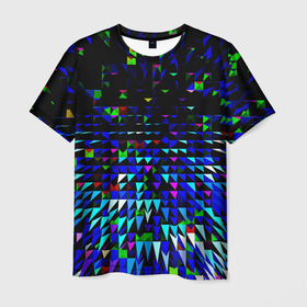 Мужская футболка 3D с принтом Пирамиды в Санкт-Петербурге, 100% полиэфир | прямой крой, круглый вырез горловины, длина до линии бедер | 