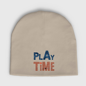 Мужская шапка демисезонная с принтом Время играть в баскетбол в Тюмени,  |  | 