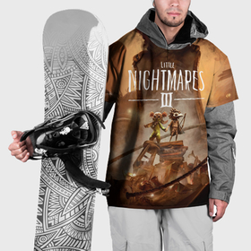 Накидка на куртку 3D с принтом Герои Little nightmares 3 в Петрозаводске, 100% полиэстер |  | Тематика изображения на принте: 