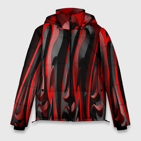 Мужская зимняя куртка 3D с принтом Пластик красно черный , верх — 100% полиэстер; подкладка — 100% полиэстер; утеплитель — 100% полиэстер | длина ниже бедра, свободный силуэт Оверсайз. Есть воротник-стойка, отстегивающийся капюшон и ветрозащитная планка. 

Боковые карманы с листочкой на кнопках и внутренний карман на молнии. | Тематика изображения на принте: 