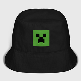 Мужская панама хлопок с принтом Minecraft creeper face ,  |  | 