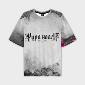 Мужская футболка oversize 3D с принтом Papa Roach grey ,  |  | 