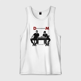 Мужская майка хлопок с принтом Depeche Mode 2023 Memento Mori   Dave  Martin 02 в Тюмени, 100% хлопок |  | 