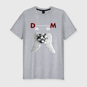 Мужская футболка хлопок Slim с принтом Depeche Mode 2023 Memento Mori Angel 06 в Курске, 92% хлопок, 8% лайкра | приталенный силуэт, круглый вырез ворота, длина до линии бедра, короткий рукав | Тематика изображения на принте: 