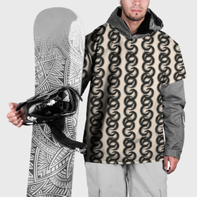 Накидка на куртку 3D с принтом Абтракция. Геометрический узор в этническом стиле. , 100% полиэстер |  | Тематика изображения на принте: 