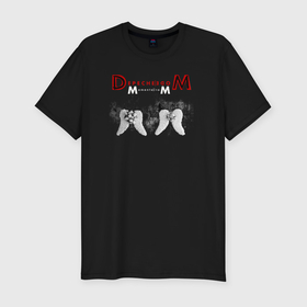 Мужская футболка хлопок Slim с принтом Depeche Mode 2023 Memento Mori   Angels 07 , 92% хлопок, 8% лайкра | приталенный силуэт, круглый вырез ворота, длина до линии бедра, короткий рукав | 