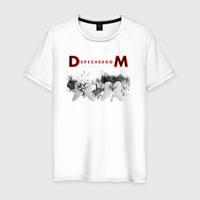 Мужская футболка хлопок с принтом Depeche Mode 2023 Memento Mori   Angels 07 в Новосибирске, 100% хлопок | прямой крой, круглый вырез горловины, длина до линии бедер, слегка спущенное плечо. | 